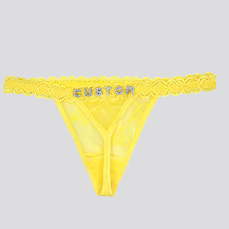 SEDUCTIVE CUSTOMIZED THONG